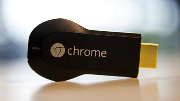 Google's Chromecast digital media player.