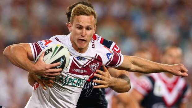 Bitter-sweet: Manly's halfback was surprised by his win.