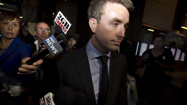 Sexual harassment claims ... Peter Slipper's former staffer, James Ashby.