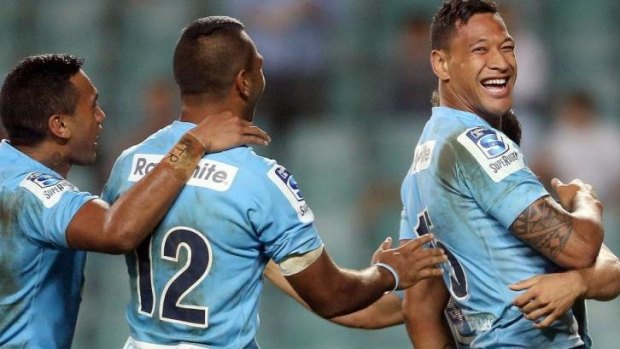 Israel Folau returns to the Waratahs starting line-up after missing both matches in South Africa.