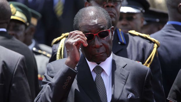 Robert Mugabe &#8230; questions raised about diamond revenue.