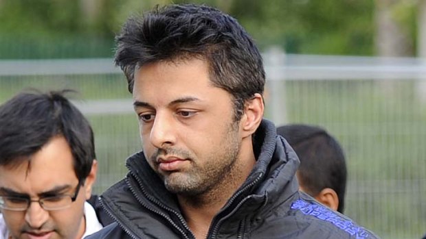 Accused ... Shrien Dewani arrives for his extradition hearing.