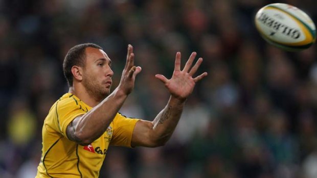 The old switcharoo ... Quade Cooper could be on his way to rugby league.