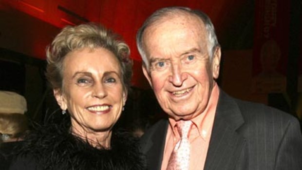 John Baker with Lady (Sonia) McMahon in 2007.