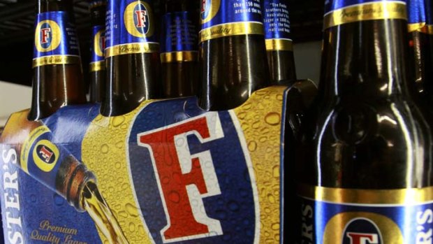Down the hatch ... Foster's has a market capitalisation of $8.31 billion.