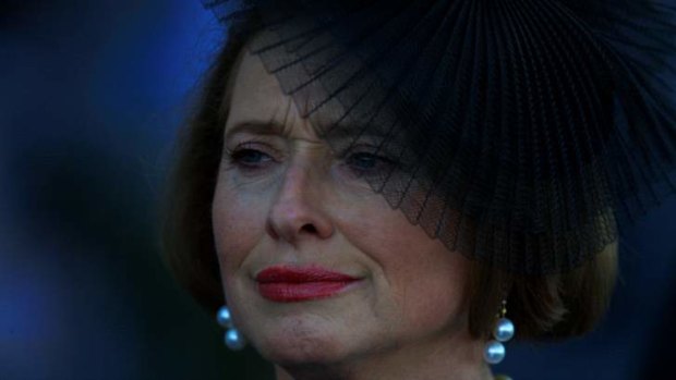 Defended her son: Gai Waterhouse.