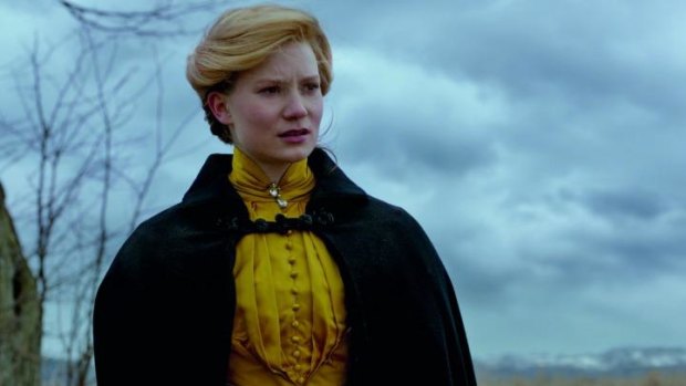 Heroine: Mia Wasikowska explores the lingering mystery of Guillermo del Toro's <i>Crimson Peak</i>.