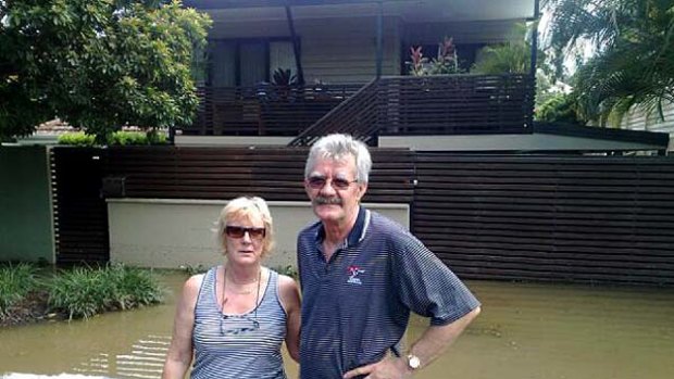 Chery and Michael Miller's Paddington home has been flooded the second time in three years.
