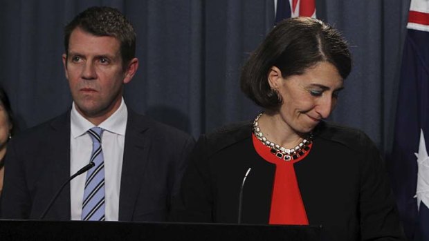 Made way: Gladys Berejiklian chose not to run against Mike Baird to be NSW premier.