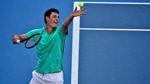 Who's No. 1? Bernard Tomic was a comfortable winner over Australia's highest-ranked player, Marinko Matosevic in Sydney on Tuesday night.