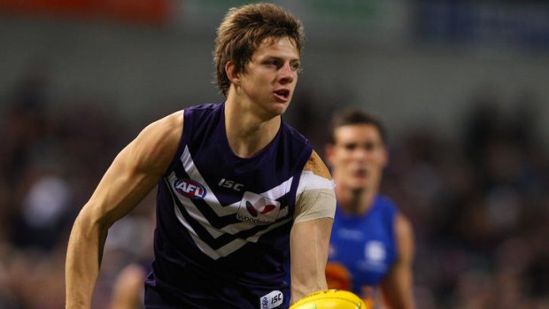 Nathan Fyfe of the Dockers.