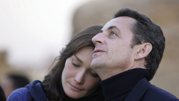 On the rocks? Nicolas Sarkozy and Carla Bruni.