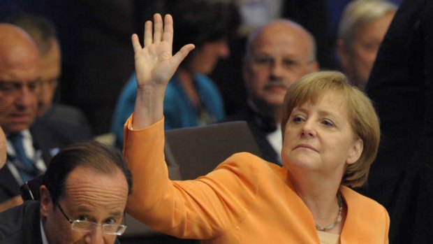 "I have nothing to hide": German Chancellor Angela Merkel.