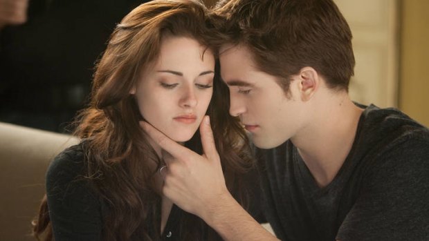 Slave to love ... the relationship between Bella (Kristen Stewart) and Edward (Robert Pattinson) in the Twilight films raises many questions.
