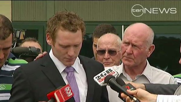 Joel Monaghan during the press conference.