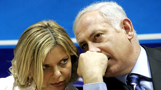 Israeli Prime Minister Benjamin Netanyahu with his wife, Sara.