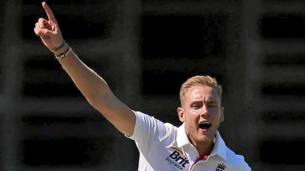 In form: England paceman Stuart Broad.