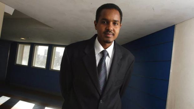 Somali refugee Abdullahi Habib is finding it difficult to find work in the fields for which he is qualified.