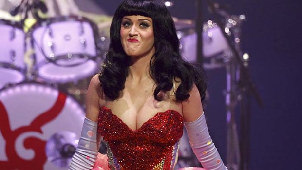 Bouncing back ... Katy Perry continues to go from strength to strength post divorce.