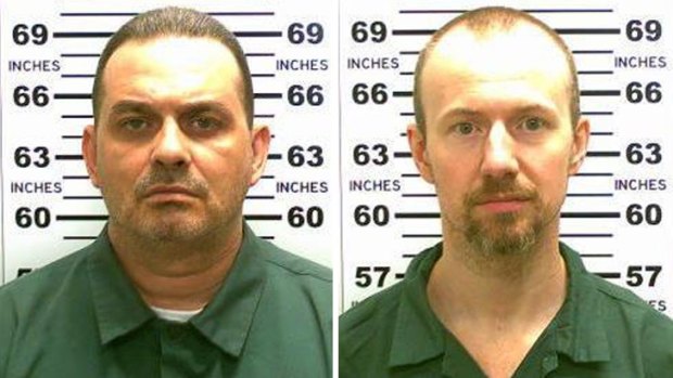 Prison break: The missing men, Richard Matt (left) and David Sweat.