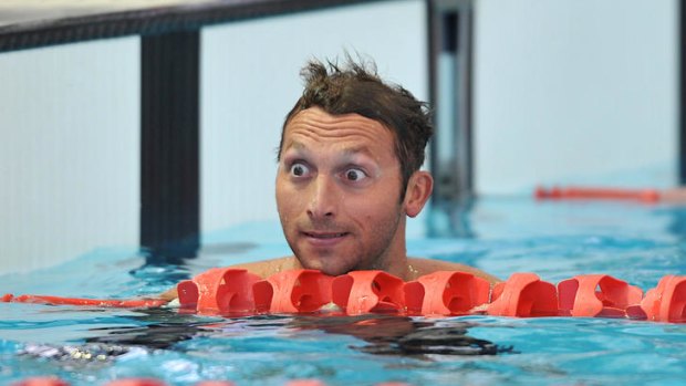 On the ropes: Ian Thorpe is battling to make a comeback in time for the London Olympics.