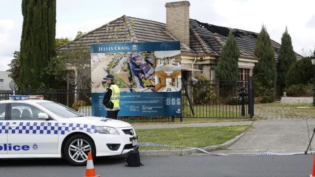 The arson attack on the luxury Doncaster home was initially blamed on terrorists. 
