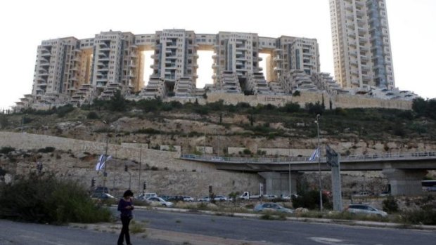 Eyesore: The Holyland apartment complex in Jerusalem was at the heart of the case against Ehud Olmert.