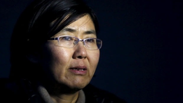 Prominent human rights lawyer Wang Yu, who has been detained by Chinese authorities since July 9.