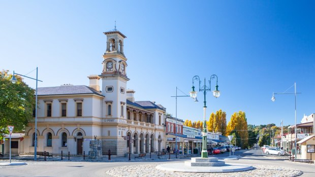 Historic Beechworth town centre.