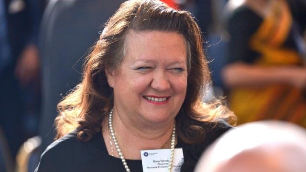 Gina Rinehart has reached a confidential settlement with Channel Nine. 
