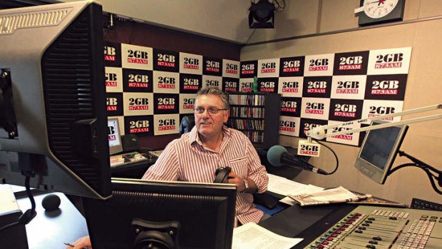 Back on air ... talkback host Ray Hadley.