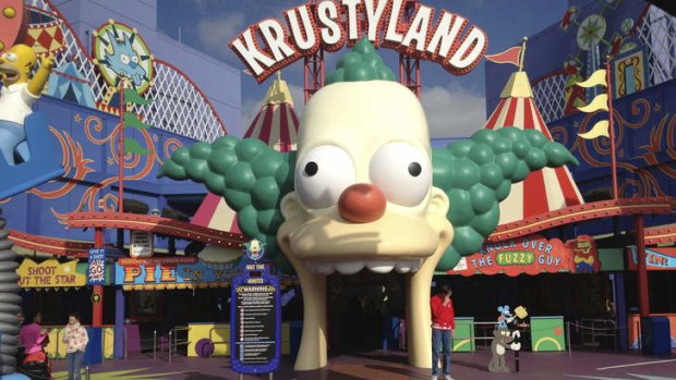 Krustyland becomes The Simpsons ride.