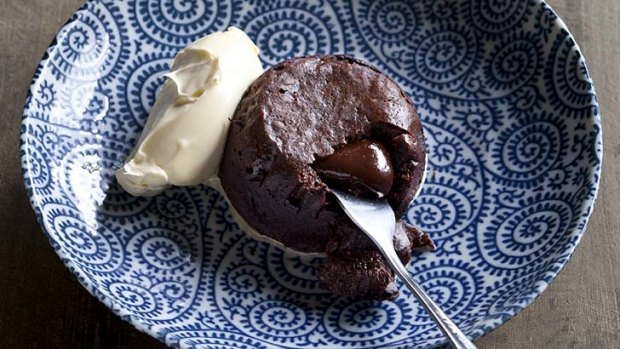 Hot chocolate fondant.