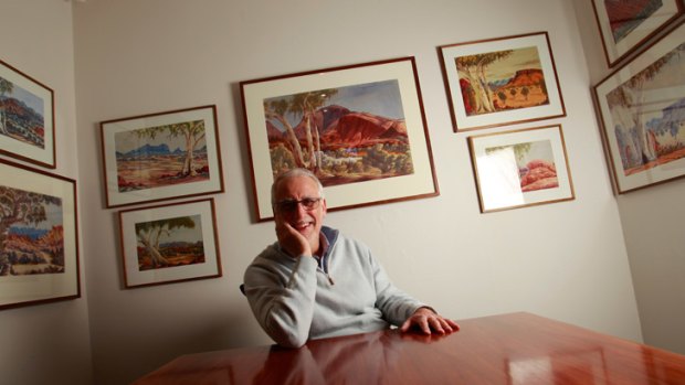 Paintings by Albert Namatjira and his family are among the works collected by Carrillo Gantner  since the 1970s.