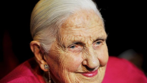 Dame Elisabeth Murdoch celebrating her 103rd birthday earlier this year.