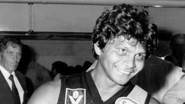 Maurice Rioli during his VFL playing days with Richmond.