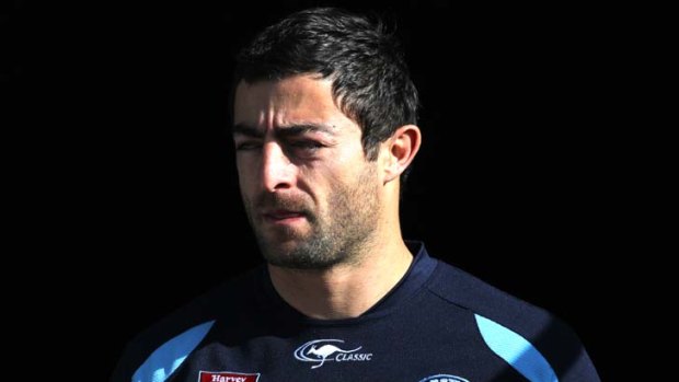 Right place at the right time ... Anthony Minichiello.