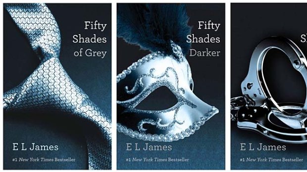 The "Fifty Shades of Grey" trilogy by best-selling author E L James