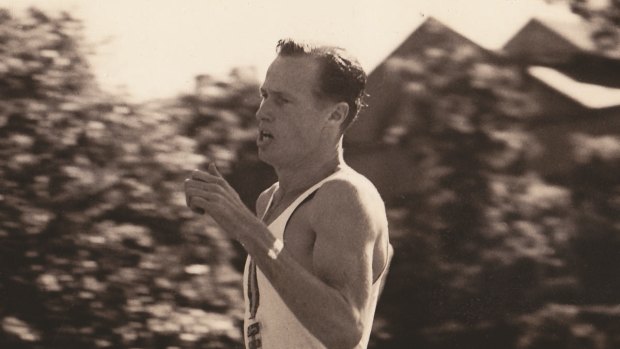 Mervyn Finlay running.