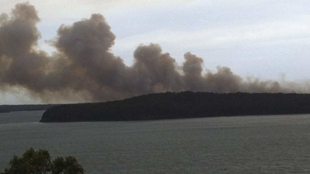 The Lake Munmorah fire on the central coast prompted the evacuation of students sitting their HSC engineering exam.