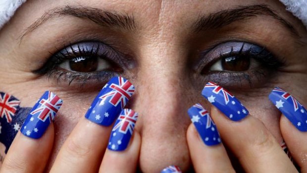A Cross against our name ... James Curran argues the flag-waving and anthem-bellowing are a signifier of some Australians fearing multiculturalism.