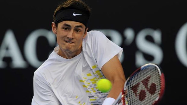 Moving on ... Bernard Tomic is into the third round.