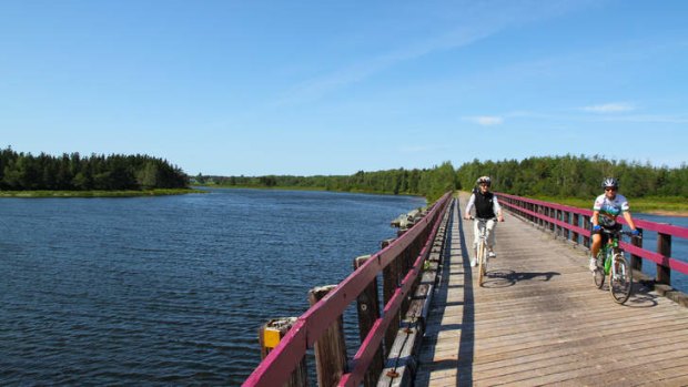 On the confederation trail, Prince Edward Island.