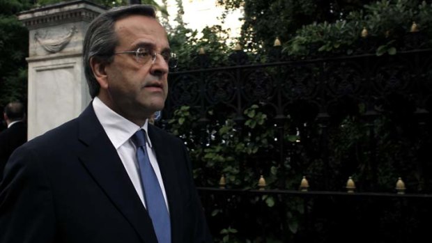 "It is absolutely necessary to have the broader support of political parties" ... Antonis Samaras, New Democracy leader.