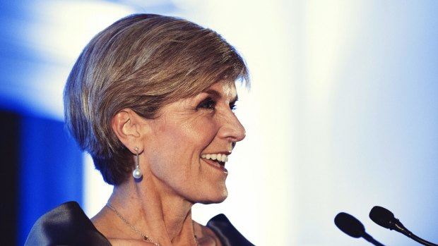 It was announced this week that the Minister for Foreign Affairs, Julie Bishop, will take in the other world in her tour of national capitals.