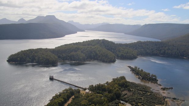 Pumphouse Point, Lake St Clair.
