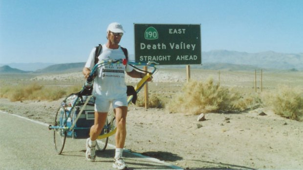 US endurance athlete Marshall Ulrich.