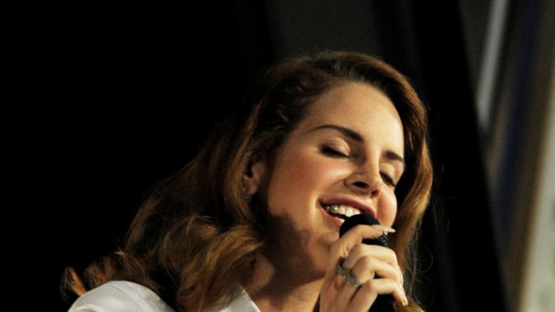 Controversial ... singer Lana Del Rey.