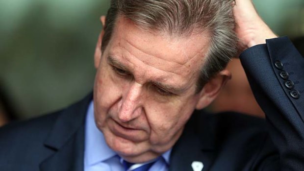Ups and downs: Election of a Coalition federal government is said to be affecting the popularity of the O'Farrell government.