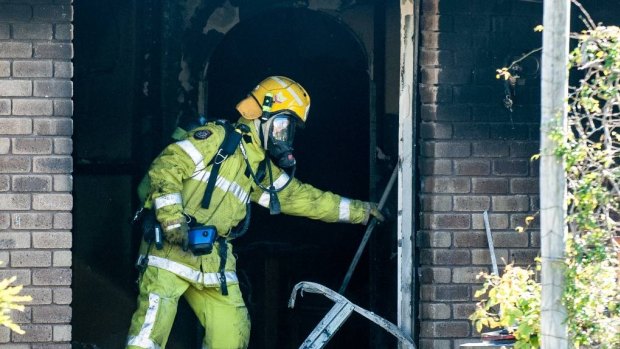 Arson squad officers traveled from Perth that afternoon to investigate whether the fire was suspicious. 